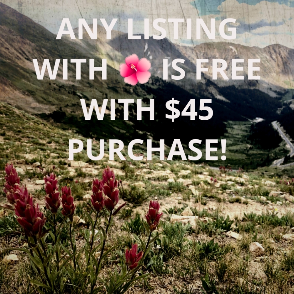 🌺 Listings are free with $45 purchase!!